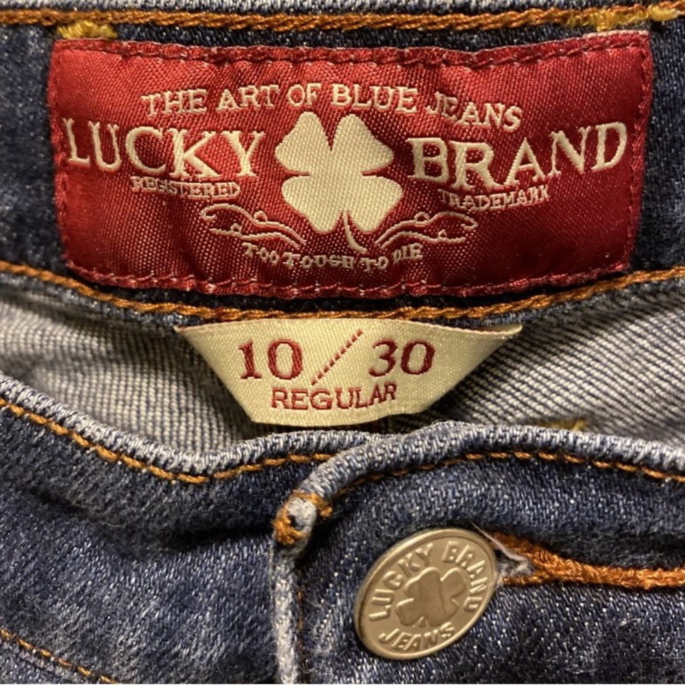 Lucky Brand Jeans Womens 10/30 Sofia Boot Bootcut Mid Rise Blue Denim Stretch - Picture 3 of 11